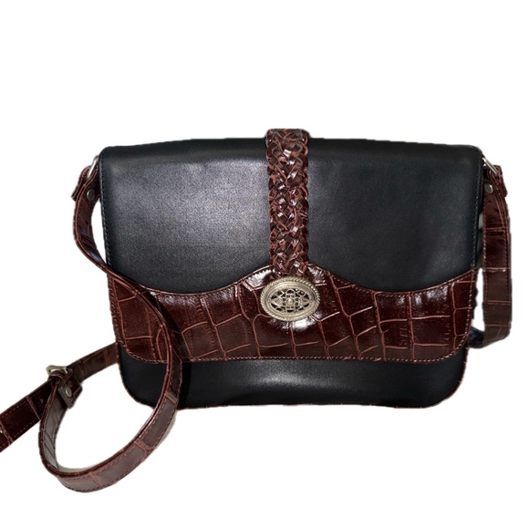 Handbags - Unbranded Black Flap Crossbody Purse with Silver Tone Hardware